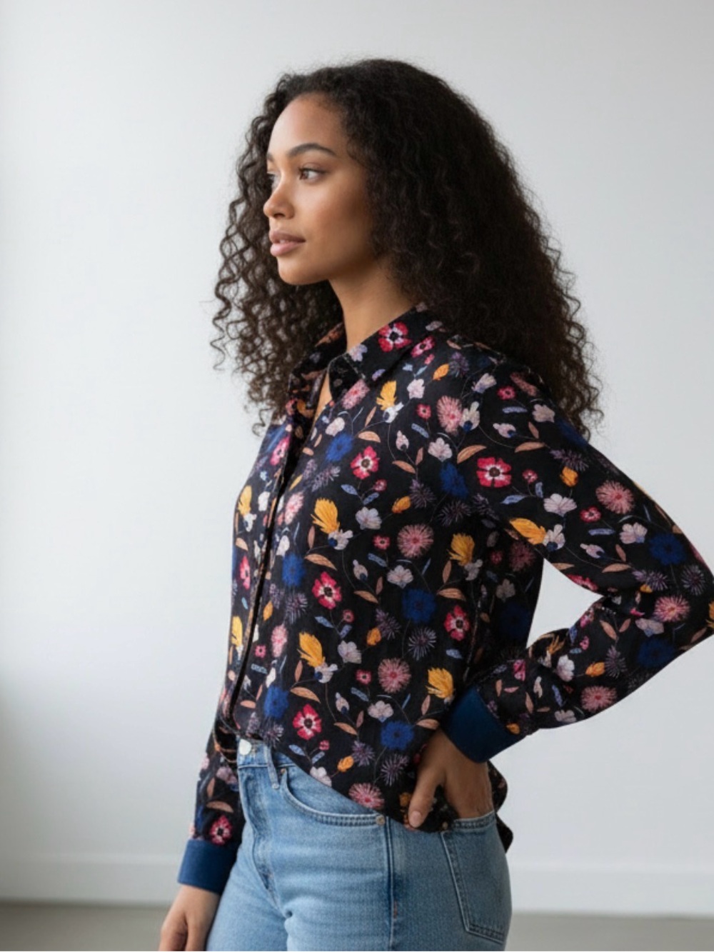 Ba&Sh “Bomber Jacket” Top. Best Saturated Colors. Tuxedo trim. Super Fly & Light